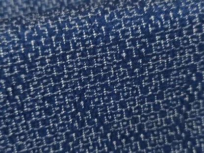 平和屋着物●本塩沢　110亀甲　菱文　正絹　逸品　AABL1064cs