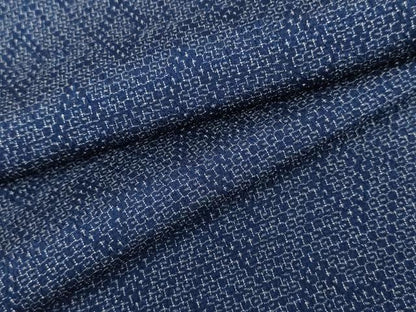 平和屋着物●本塩沢　110亀甲　菱文　正絹　逸品　AABL1064cs