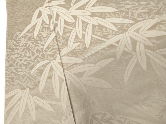 平和屋着物●豪華色留袖　笹竹地紋　茶鼠色地　さが美扱い　正絹　逸品　未使用　AABL1067cs