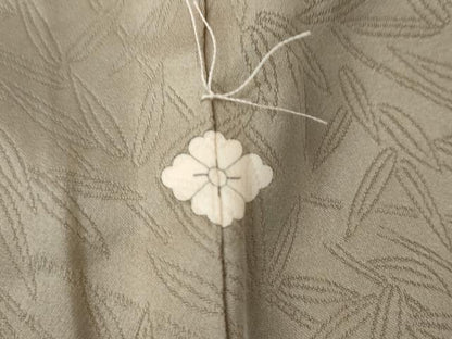 平和屋着物●豪華色留袖　笹竹地紋　茶鼠色地　さが美扱い　正絹　逸品　未使用　AABL1067cs