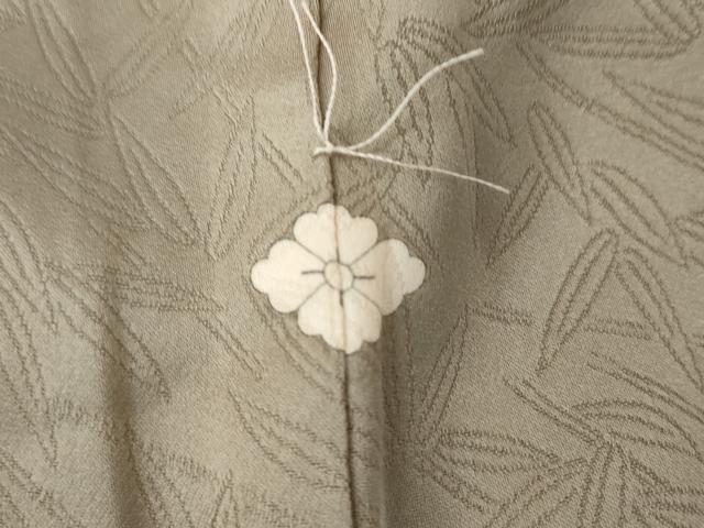 平和屋着物●豪華色留袖　笹竹地紋　茶鼠色地　さが美扱い　正絹　逸品　未使用　AABL1067cs