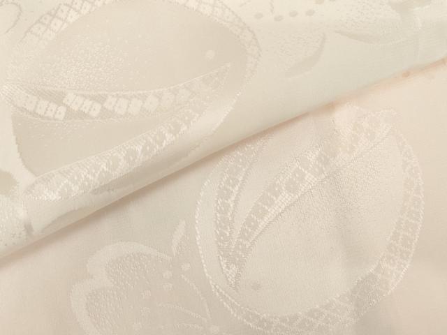 平和屋着物●振袖用長襦袢　無双仕立て　雪兎地紋　暈し染め　半衿刺繍　京都きもの友禅扱い　正絹　逸品　未使用　AABL1072cs