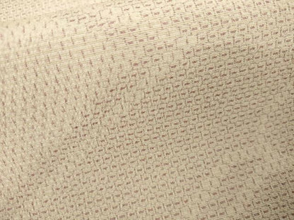 平和屋着物●本塩沢　110亀甲　変わり菱文　正絹　逸品　AABL1074cs