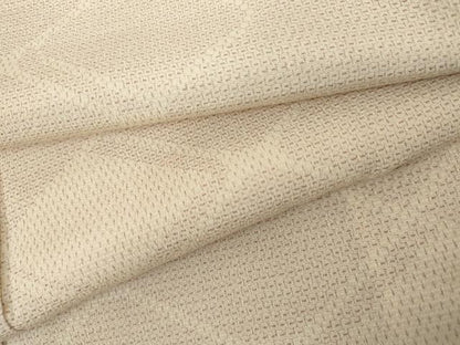平和屋着物●本塩沢　110亀甲　変わり菱文　正絹　逸品　AABL1074cs