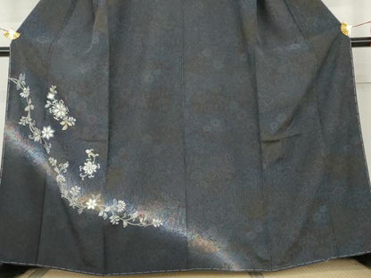 平和屋着物●訪問着　花唐草文　暈し染め　金彩　さが美扱い　正絹　逸品　未使用　AABL1089cs