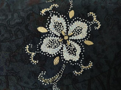 平和屋着物●訪問着　花唐草文　暈し染め　金彩　さが美扱い　正絹　逸品　未使用　AABL1089cs