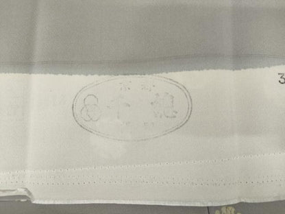 平和屋着物●創業460年・千總　小紋　雪輪花文　ゑり善扱い　反端付き　正絹　逸品　AABL1093cs