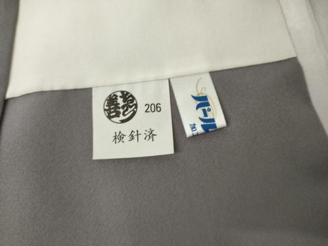 平和屋着物●創業460年・千總　小紋　雪輪花文　ゑり善扱い　反端付き　正絹　逸品　AABL1093cs