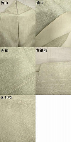平和屋着物●上質な小紋　舞花文　正絹　逸品　AABL1096cs
