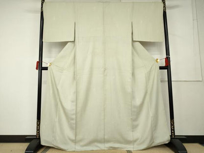 平和屋着物●上質な小紋　舞花文　正絹　逸品　AABL1096cs