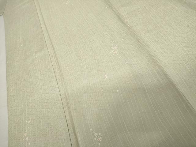 平和屋着物●上質な小紋　舞花文　正絹　逸品　AABL1096cs