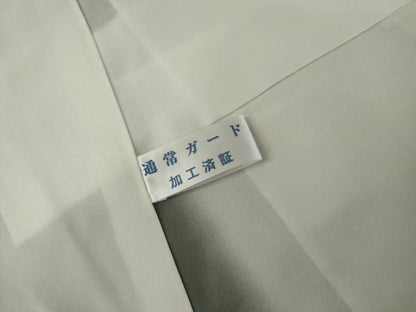 平和屋着物●上質な小紋　紬地　絞り　鳳凰道長更紗花文　正絹　逸品　AABL1123cs