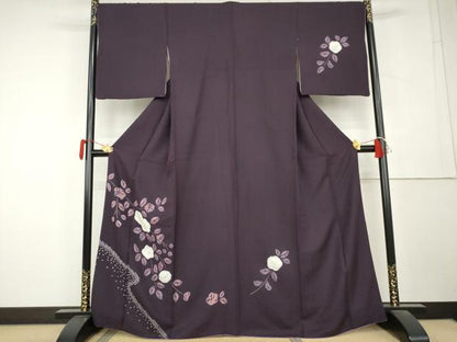 平和屋着物●訪問着　辻が花　絞り　正絹　逸品　AABL1125cs