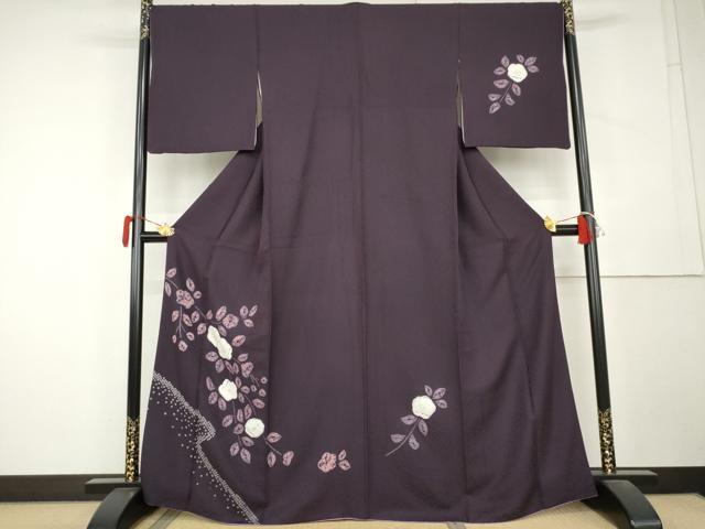 平和屋着物●訪問着　辻が花　絞り　正絹　逸品　AABL1125cs