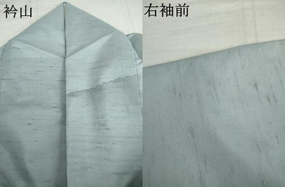 平和屋着物●石川県指定無形文化財　牛首紬　白山工房　手織り　訪問着　作家物　遠山風景文　正絹　逸品　AABL1133cs