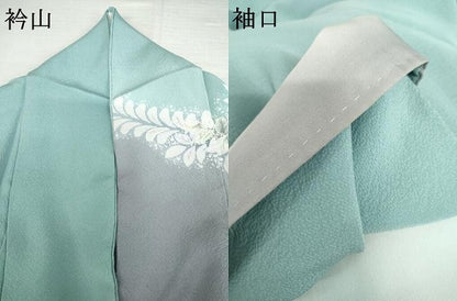 平和屋着物●訪問着　辻が花　絞り　暈し染め　正絹　逸品　AABL1138cs