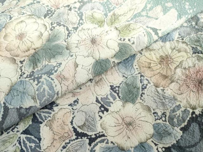 平和屋着物●訪問着　辻が花　絞り　暈し染め　正絹　逸品　AABL1138cs
