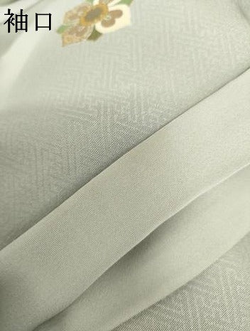平和屋着物●訪問着　舞花文　暈し染め　金彩　正絹　逸品　AABL1150cs
