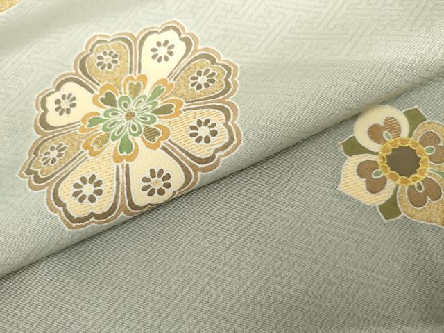 平和屋着物●訪問着　舞花文　暈し染め　金彩　正絹　逸品　AABL1150cs
