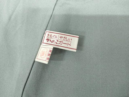 平和屋着物●訪問着　総刺繍　花丸文　暈し染め　金糸　正絹　逸品　AABL1151cs