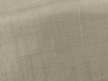 平和屋着物●結城紬　小倉太々　今幡部　色無地　絹鼠色　証紙付き　正絹　逸品　AABL1157cs