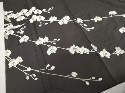 平和屋着物●訪問着　総刺繍　胡蝶蘭　金糸　正絹　逸品　AABL1161cs