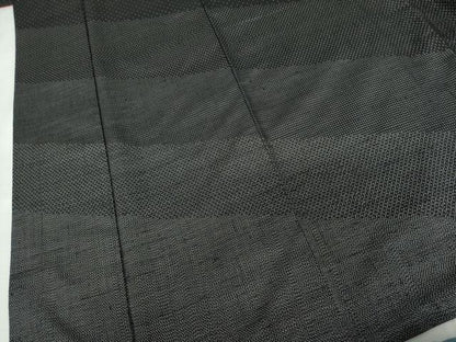 平和屋着物●赤城紬　訪問着　黒地　証紙付き　正絹　逸品　AABL1179cs