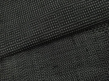 平和屋着物●赤城紬　訪問着　黒地　証紙付き　正絹　逸品　AABL1179cs