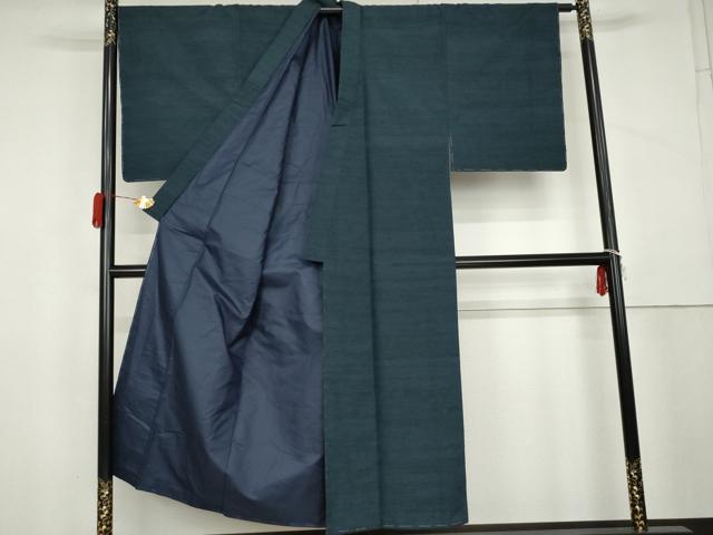 平和屋着物●男性　紬　霞文　正絹　逸品　未使用　AABL1188cs