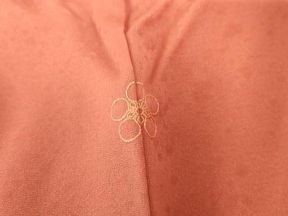 平和屋着物●訪問着　総刺繍　駒刺繍　草花文　正絹　逸品　AABL1193cs