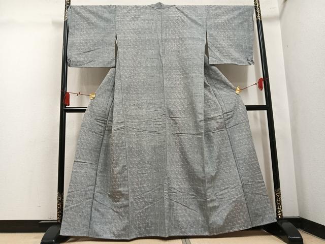 平和屋着物●上質な紬　唐辛子　正絹　逸品　未使用　AABL1202ph