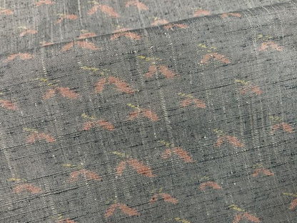 平和屋着物●上質な紬　唐辛子　正絹　逸品　未使用　AABL1202ph