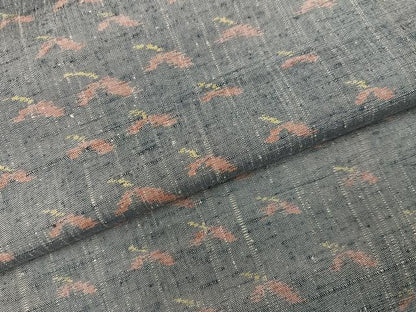 平和屋着物●上質な紬　唐辛子　正絹　逸品　未使用　AABL1202ph