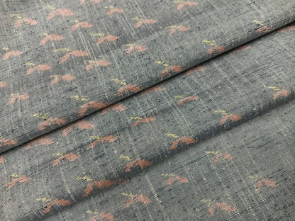 平和屋着物●上質な紬　唐辛子　正絹　逸品　未使用　AABL1202ph