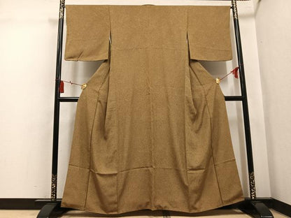 平和屋着物●江戸小紋　草花文　正絹　逸品　AABL1208ph