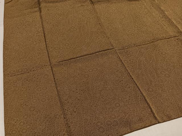 平和屋着物●江戸小紋　草花文　正絹　逸品　AABL1208ph