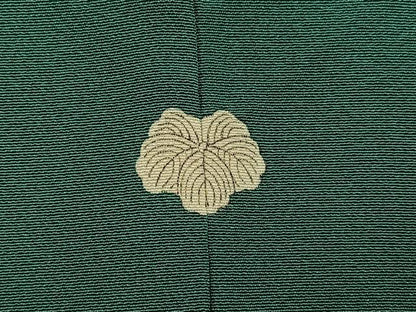 平和屋着物●上質な色無地　革色　正絹　逸品　AABL1221ph