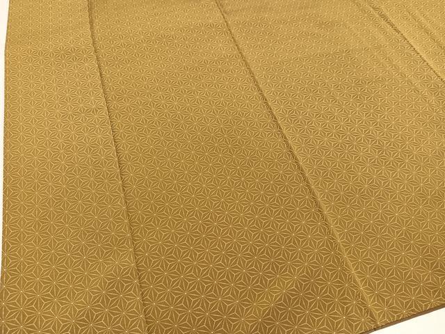 平和屋着物●上質な小紋　麻の葉文様　正絹　逸品　AABL1230ph