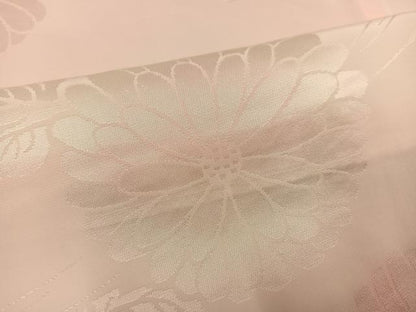 平和屋着物●振袖用長襦袢　袷　流水花地紋　暈し染め　正絹　逸品　AABL1245ph
