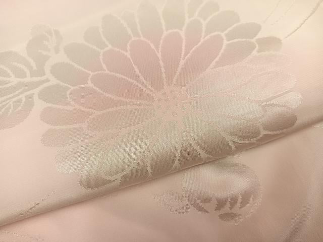 平和屋着物●振袖用長襦袢　袷　流水花地紋　暈し染め　正絹　逸品　AABL1245ph