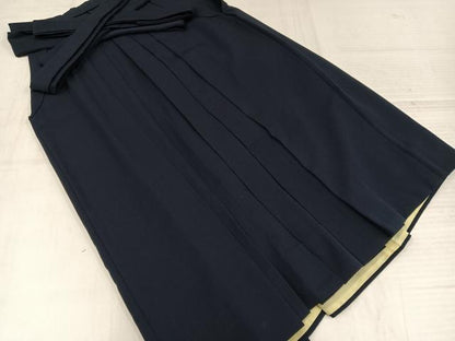 平和屋着物●女性　行灯袴　青褐色　洗える着物　AABL1247ph
