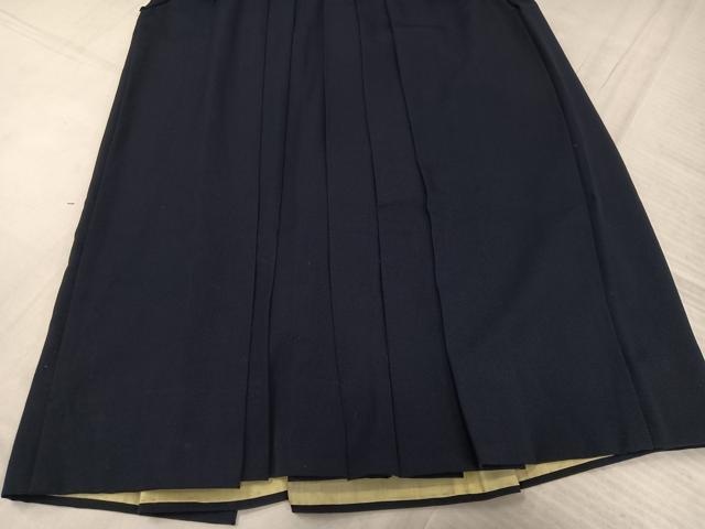 平和屋着物●女性　行灯袴　青褐色　洗える着物　AABL1247ph