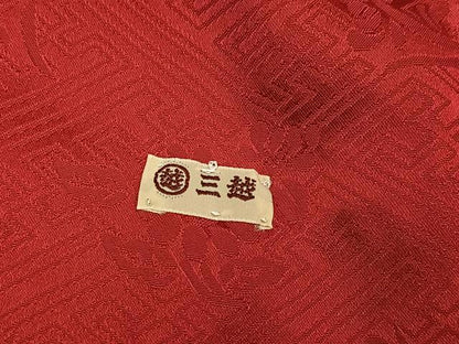 平和屋着物●豪華振袖　絞り　駒刺繍　舞花文　金彩　三越扱い　正絹　逸品　AABL1248ph
