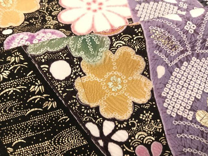 平和屋着物●豪華振袖　舞花文　金彩　正絹　逸品　AABL1249ph