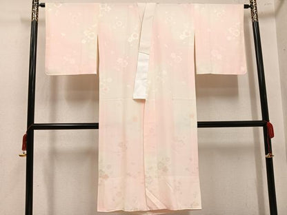 平和屋着物●長襦袢　無双仕立て　梅地紋　暈し染め　正絹　逸品　AABL1250ph