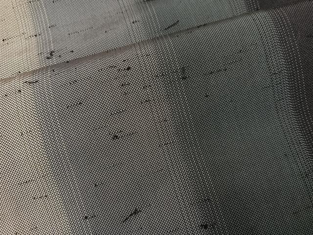 平和屋着物●上質な紬　間道　正絹　逸品　AABL1254ph