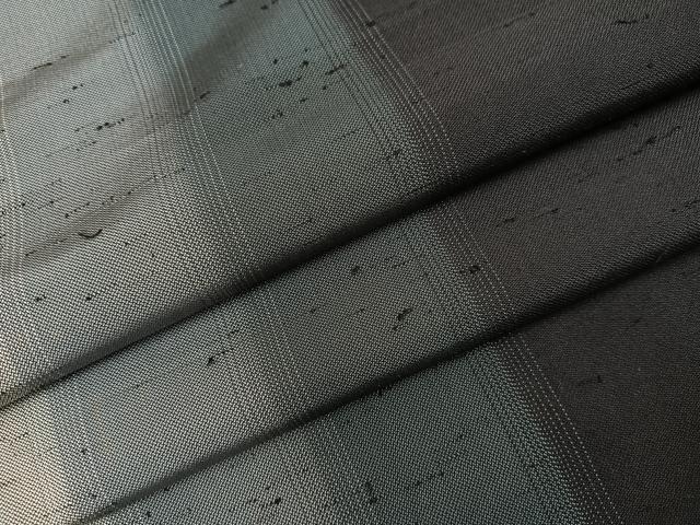 平和屋着物●上質な紬　間道　正絹　逸品　AABL1254ph