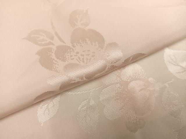 平和屋着物●振袖用長襦袢　袷　枝花地紋　暈し染め　正絹　逸品　AABL1255ph
