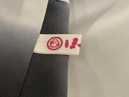 平和屋着物●上質な小紋　葡萄蔦の葉シルエット　ほていや扱い　正絹　逸品　未使用　AABL1260ph