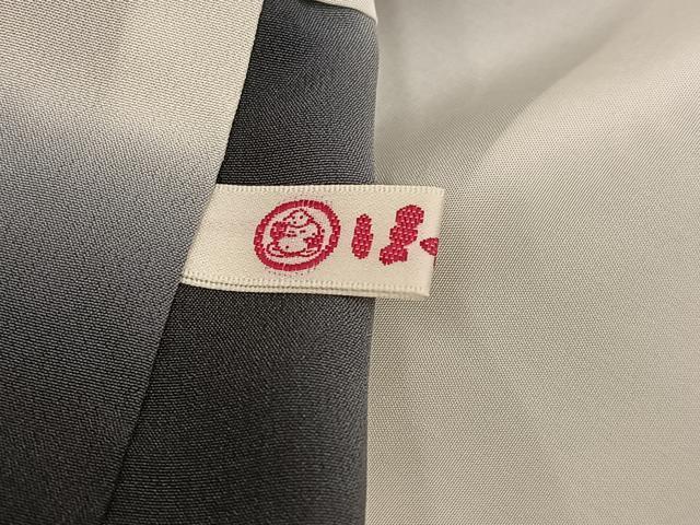 平和屋着物●上質な小紋　葡萄蔦の葉シルエット　ほていや扱い　正絹　逸品　未使用　AABL1260ph